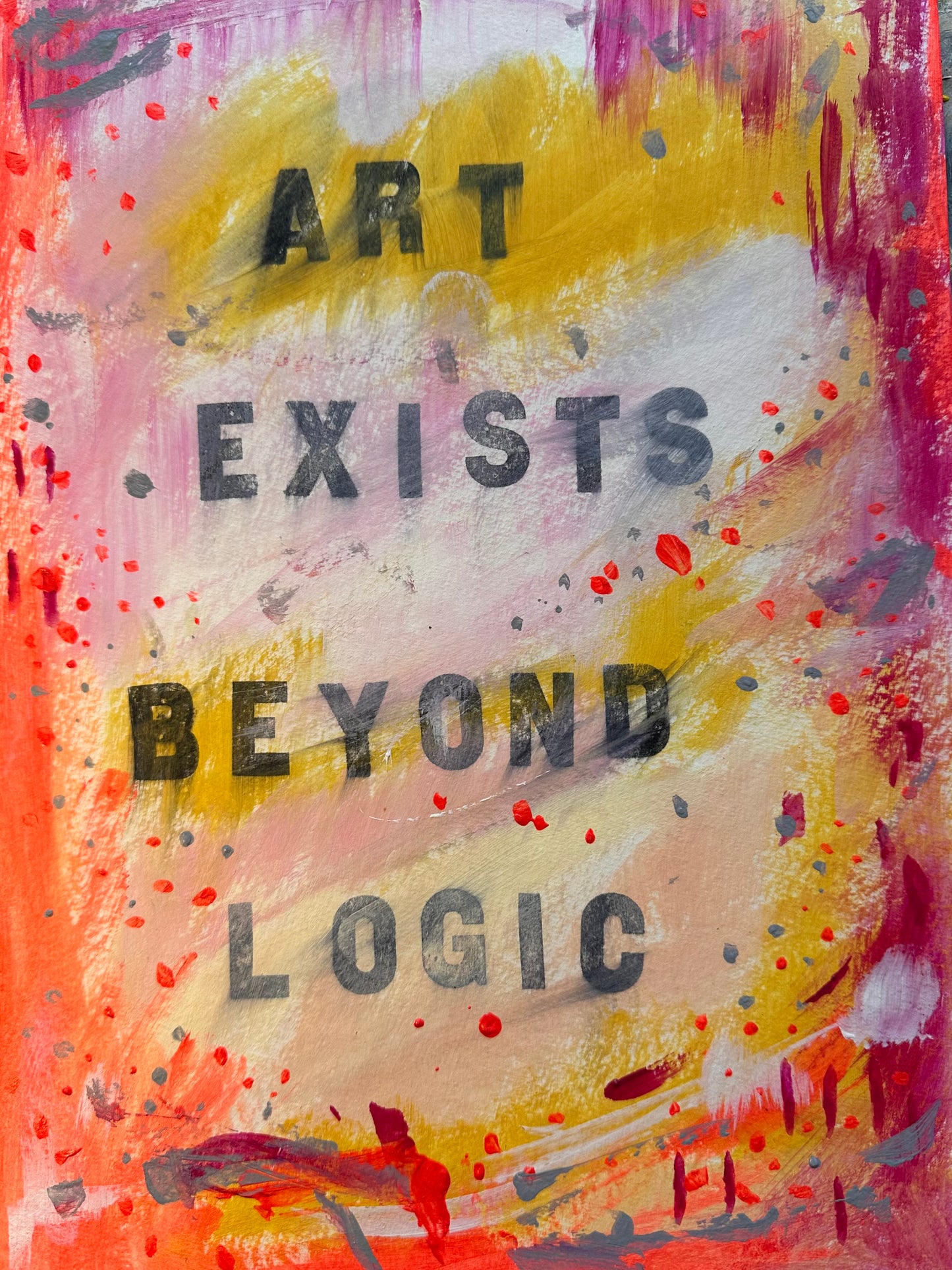 January 22nd 2025 - Art exists beyond logic