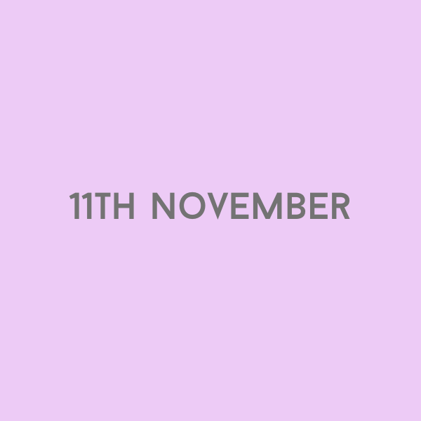 11th November 2026