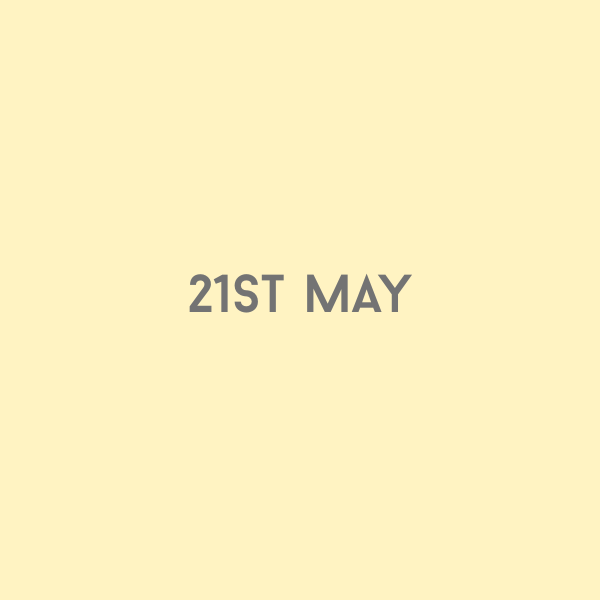 21st May 2026