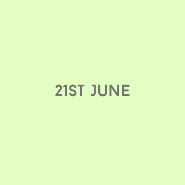 21st June 2026