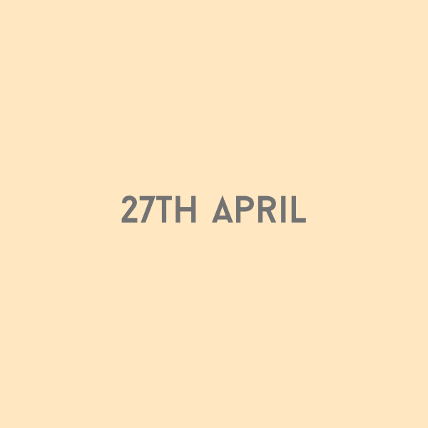 27th April 2026