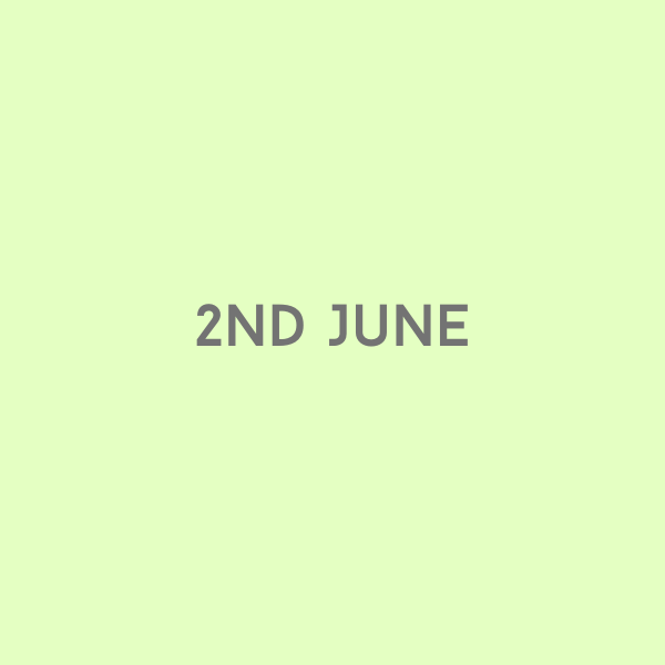 2nd June 2026