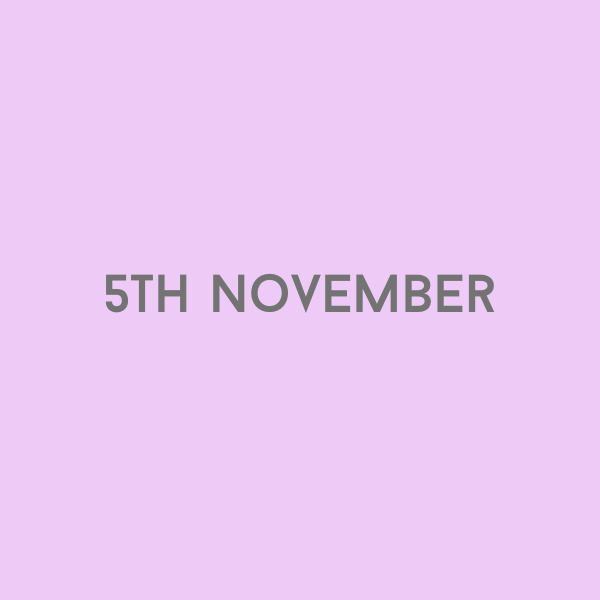 5th November 2026