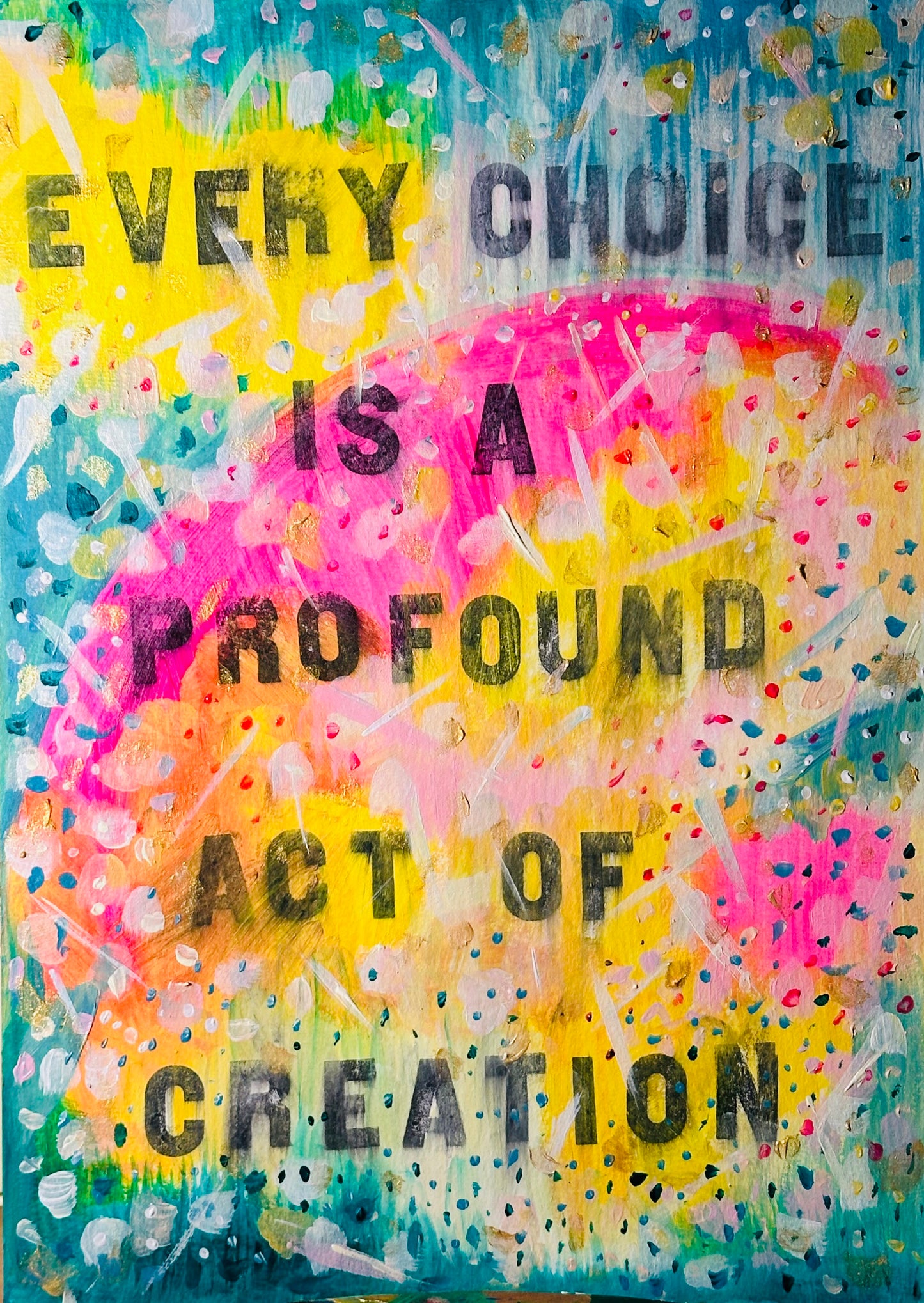 May 21st 2024 - Every choice is a profound act of creation