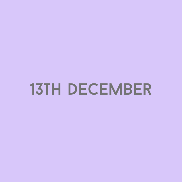 13th December 2026