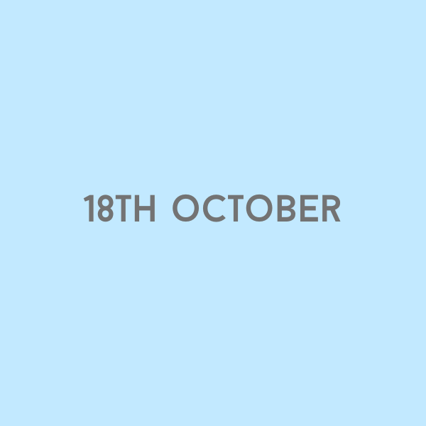 18th October 2026