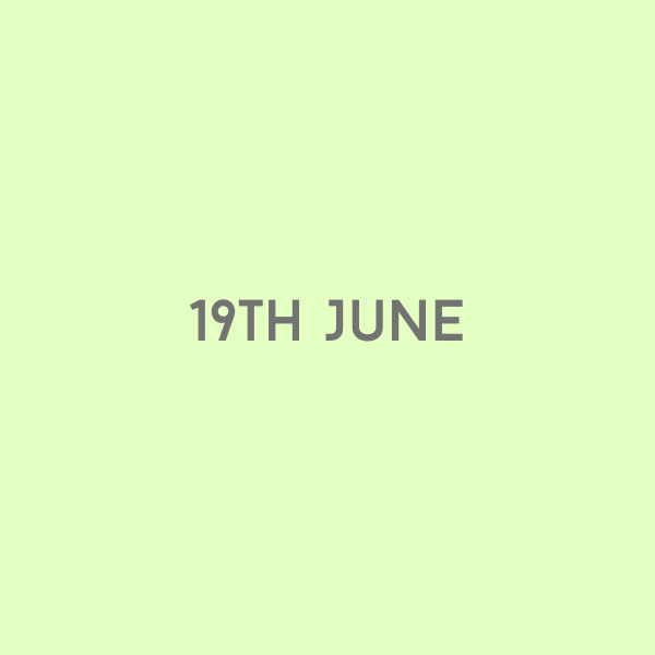 19th June 2026
