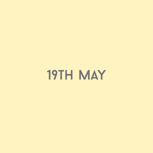 19th May 2026