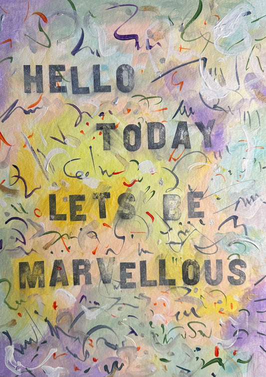 May 9th 2024 - Hello today, lets be marvellous