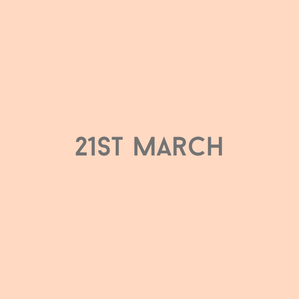 21st March 2026