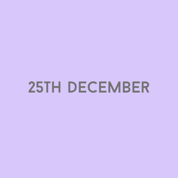 25th December 2026