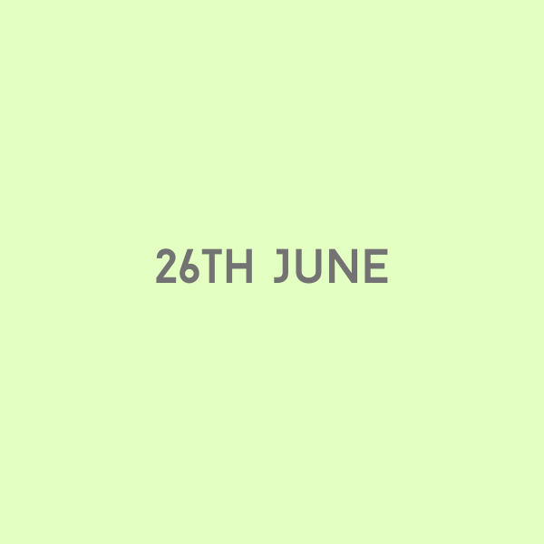26th June 2026