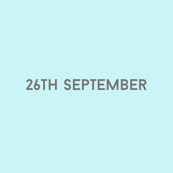 26th September 2026