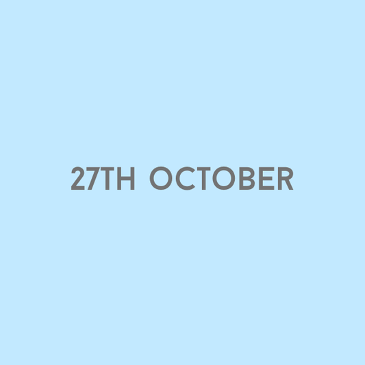 27th October 2026
