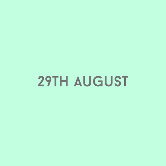 29th August 2026