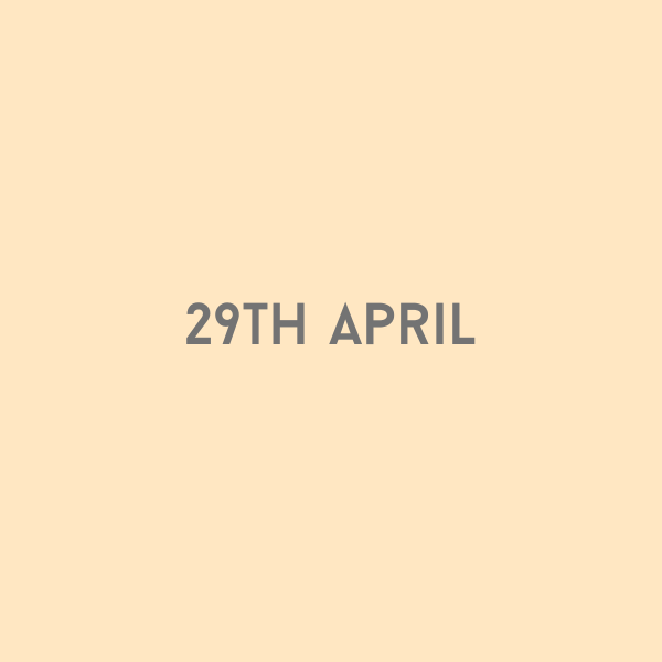 29th April 2026