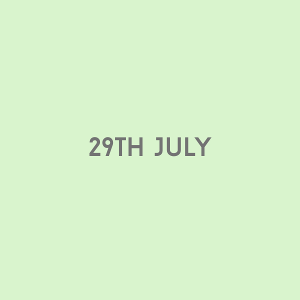 29th July 2026