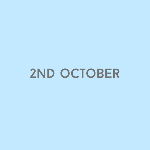 2nd October 2026