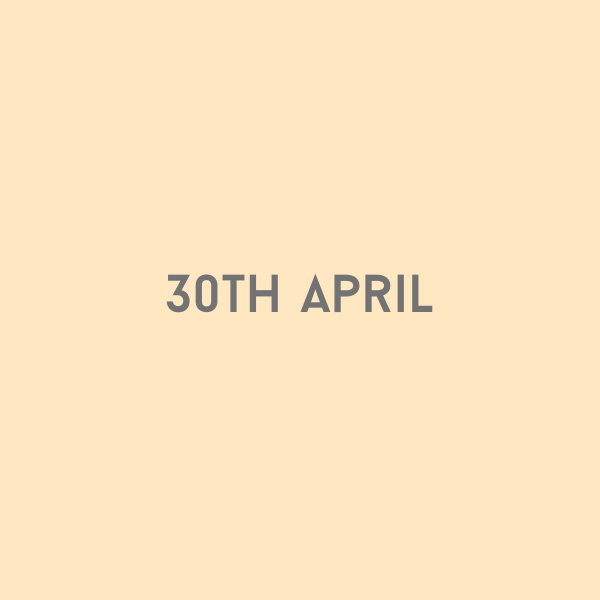 30th April 2026