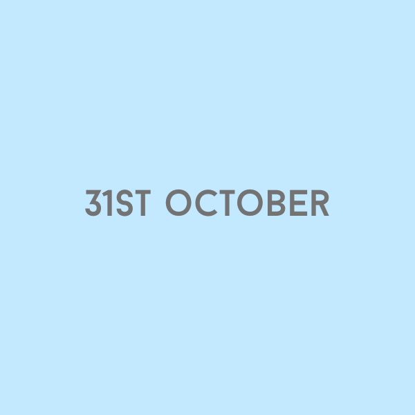 31st October 2026