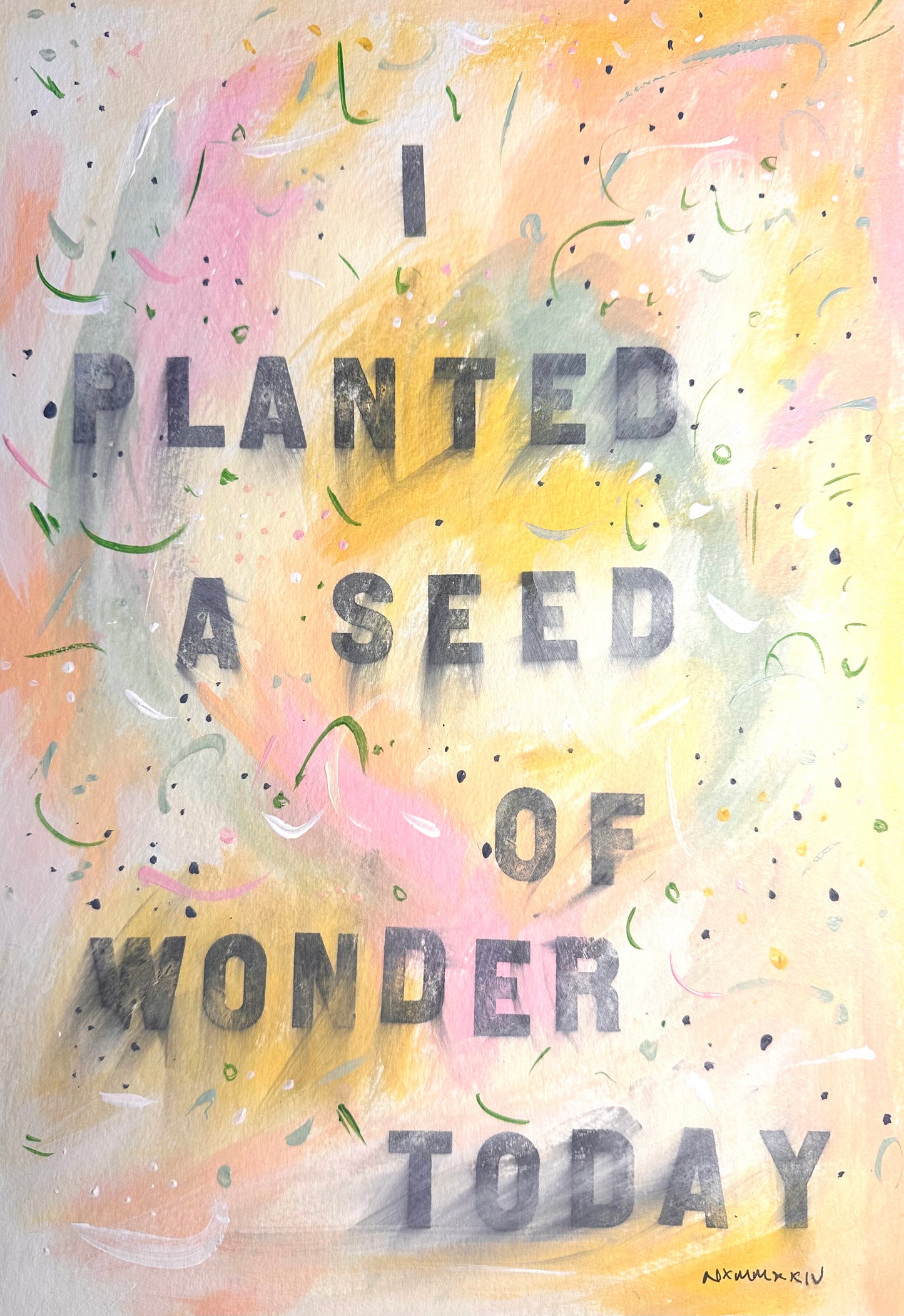 October 3rd 2024 - I planted a seed of wonder today