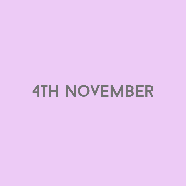 4th November 2026