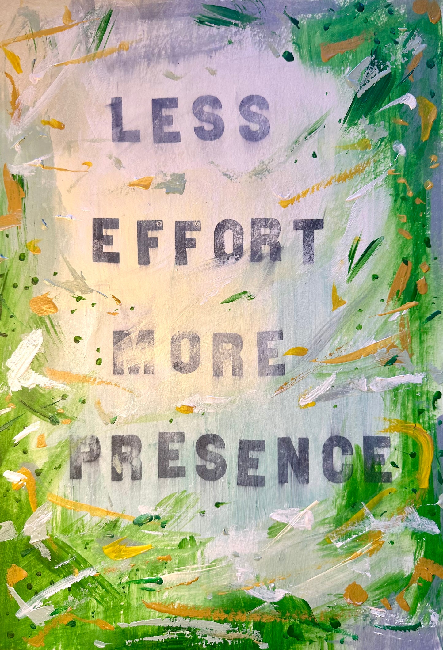 February 7th 2025 - Less effort more presence