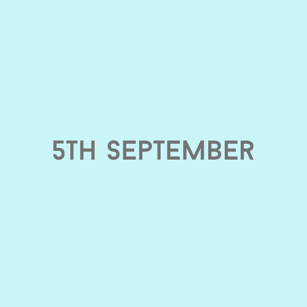 5th September 2026