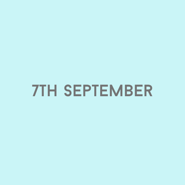 7th September 2026